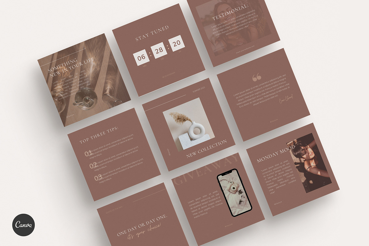 140 Social Media CANVA Template Pack, a Social Media Template by Gebers Marketing & Design (Photo 3 of 10)