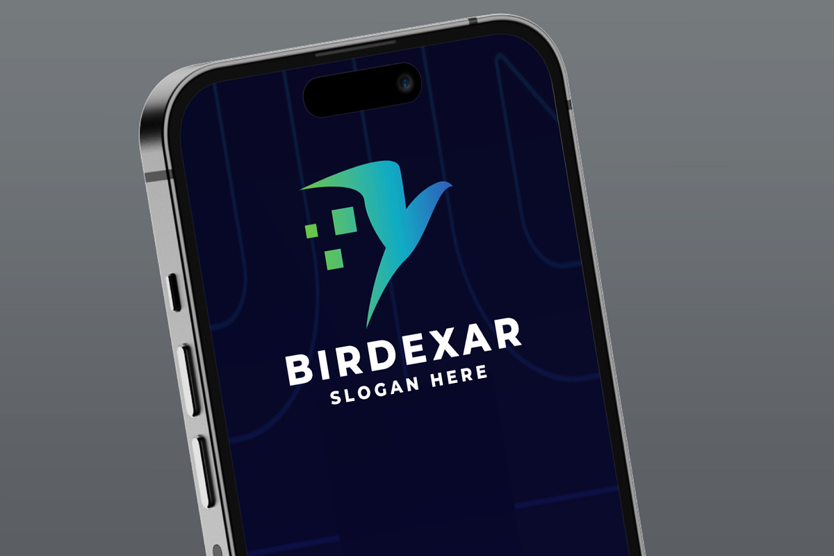Abstract Digital Bird in Flight Logo, a Branding & Logo Template by Design_Planet (Photo 2 of 3)