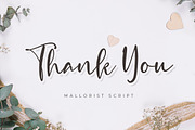 Mallorist - Modern Calligraphy Font, a Script Font by NURF Designs (Thumbnail 10 of 10)
