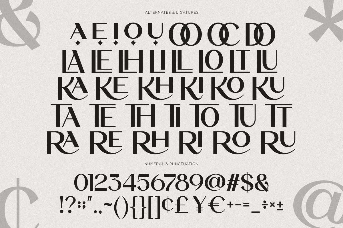 Deluxe Fashion - Luxury Sans Font, a Sans Serif Font by Font Liner (Photo 10 of 10)