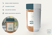 3D Peanut Butter Mockup, a Packaging Mockup by Silver Moon Design School (Thumbnail 2 of 3)