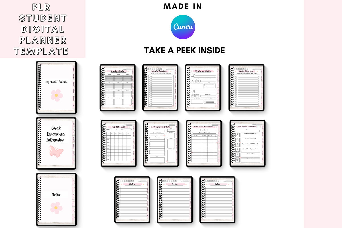Canva Academic Digital Planner, a Stationery Template by DigitalbossCreations (Photo 5 of 10)