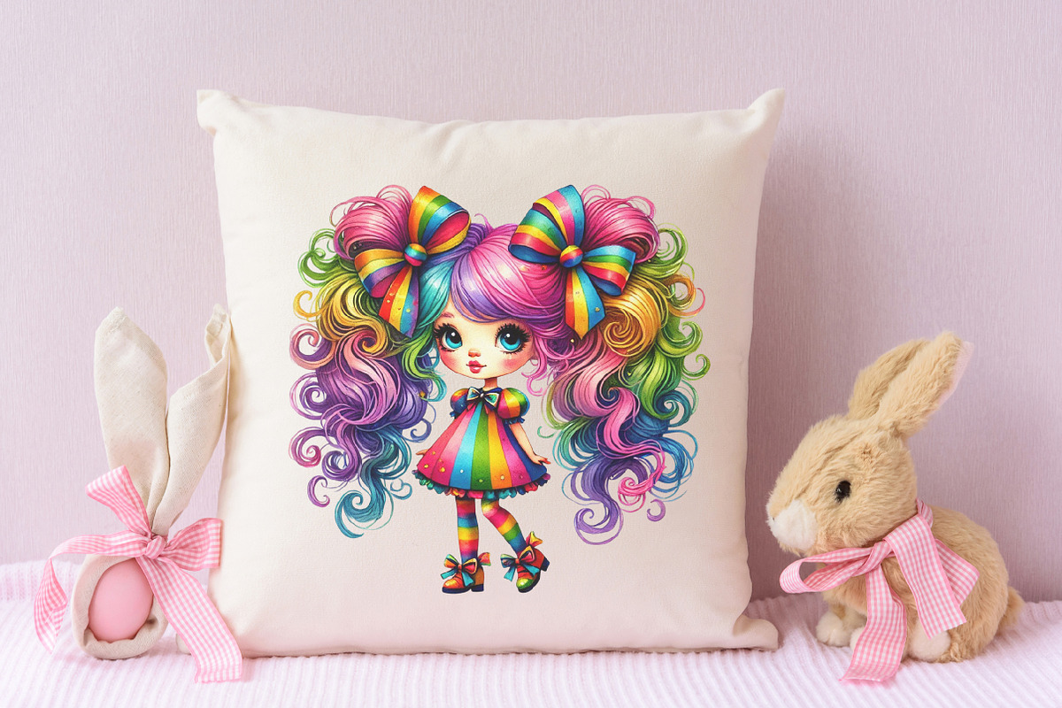 Quirky girl clipart girl png, an Illustration by RobertsArt (Photo 3 of 7)