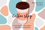 Coffee Shop Collection, an Illustration by Iryna Mel (Thumbnail 1 of 11)