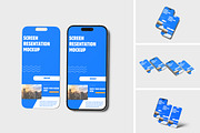 Iphone Screen Mockup, an iPhone Mockup by Afif_studio (Thumbnail 1 of 5)