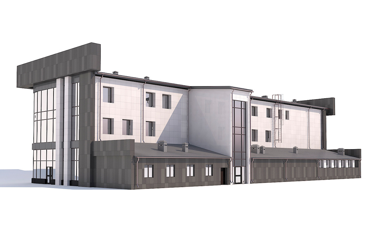 Shopping center, an Architecture 3D Model by profdesign (Photo 4 of 10)