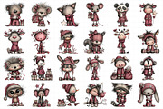Sweet Christmas Animals PNG Bundle, an Illustration by Daily.Designs (Thumbnail 4 of 5)