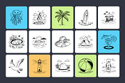 Animated Tropical Beach and Ocean, an Outline Icon by Brickclay (Thumbnail 3 of 6)