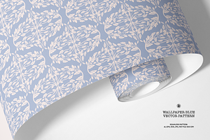 Wallpaper Blue Pattern