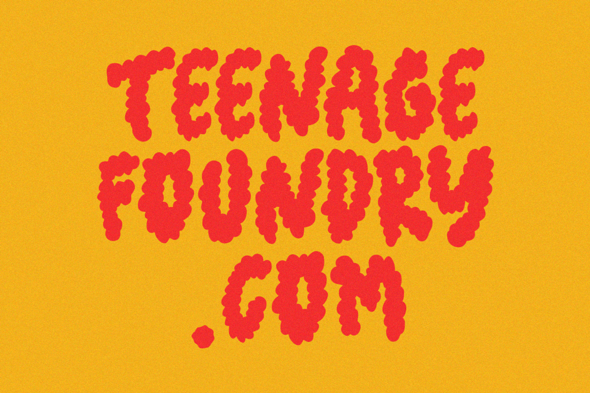 Teenage Kloudy, a Symbol Font by TeenageFoundry (Photo 6 of 6)