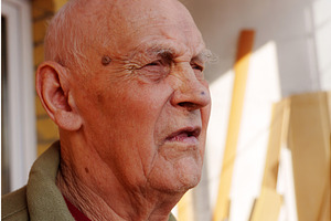 Elderly craftsman reflecting on, a Graphic by darksoul72