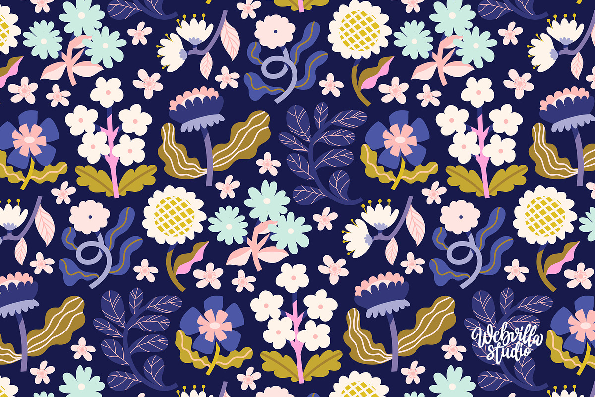 Spring Flowers Set, a Seasonal Illustration by Bloomart Studio (Photo 4 of 7)