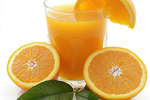 Refreshing Orange Juice Glass and Or, a Food & Drink Photo by Pixeness Studio