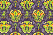 2 Floral Seamless Patterns, a Pattern Graphic by Sunny_Lion (Thumbnail 2 of 2)