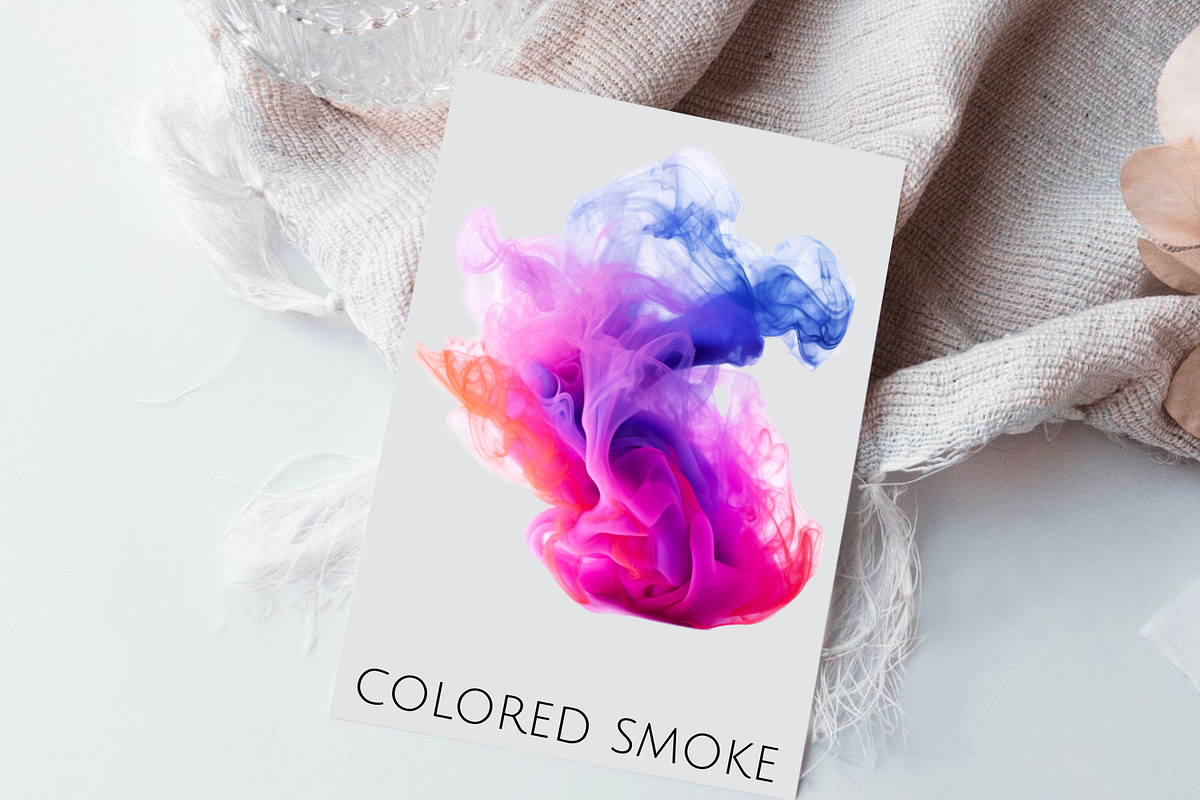 Colored smoke  Watercolor clipart, an Object Illustration by Hello My Print (Photo 6 of 13)