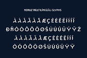 Nemuz – Editoral Bold Logo Font, a Sans Serif Font by WhymoreArt (Thumbnail 10 of 11)