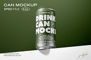 Drink Sleek Can - 8.4oz / 250ml, a Packaging Mockup by Grid&Glow (Thumbnail 1 of 7)