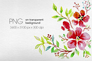 Set of watercolor flowers, a Decorative Illustration by ARSCOR (Thumbnail 8 of 11)