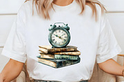 Watercolor Autumn Library Clipart, an Illustration by Libby Wishes (Thumbnail 4 of 7)
