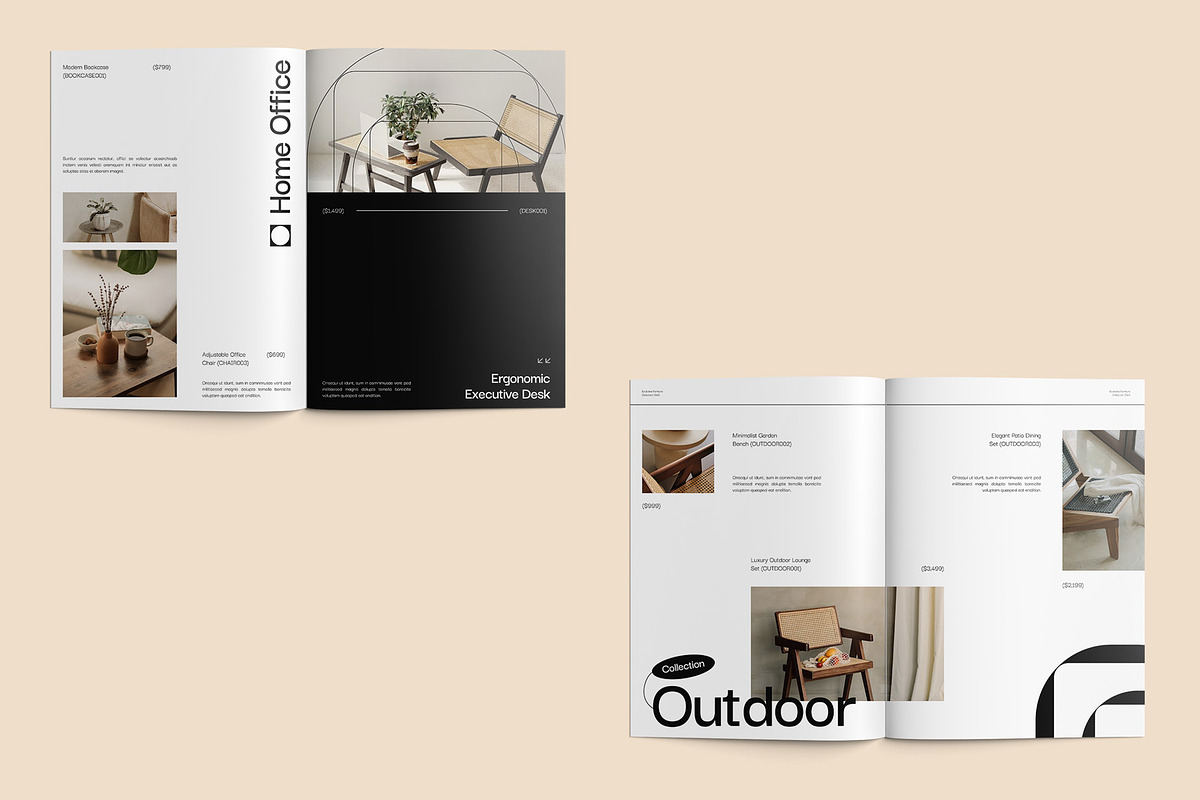 Modern Furniture Product Catalog preview 2