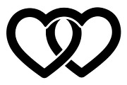 Couple Love Heart Silhouette, an Object Graphic by Gfx_Store (Thumbnail 3 of 16)