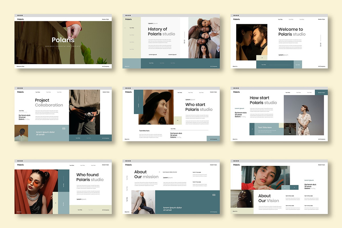 Polaris - Business PowerPoint, a Presentation Template by Dens Creative Studio (Photo 2 of 6)