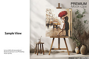 Boho Canvas Mockup - 4 Sizes, a Household Mockup by mock-ups (Thumbnail 5 of 8)