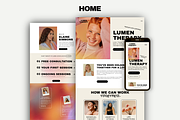 Therapist & Coach Website Showit, a Squarespace Template by Warmsoulgallery (Thumbnail 2 of 13)