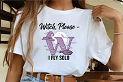 Witch Please I Fly Solo SVG, an Illustration by CrexoraLab (Thumbnail 2 of 4)
