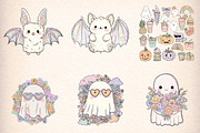 Pastel Spooky Summer Clipart, an Illustration by Digital Artistic99 (Thumbnail 3 of 11)