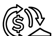 32 Accounting Bookkeeping Icon Set, an Outline Icon by adenpinkstore (Thumbnail 9 of 15)