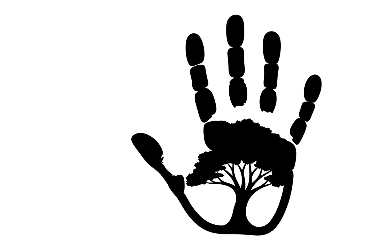 family handprint tree silhouette, an Illustration by Amazin_art (Photo 16 of 29)