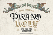 Braysilk Typeface, a Blackletter Font by alit design (Thumbnail 3 of 22)