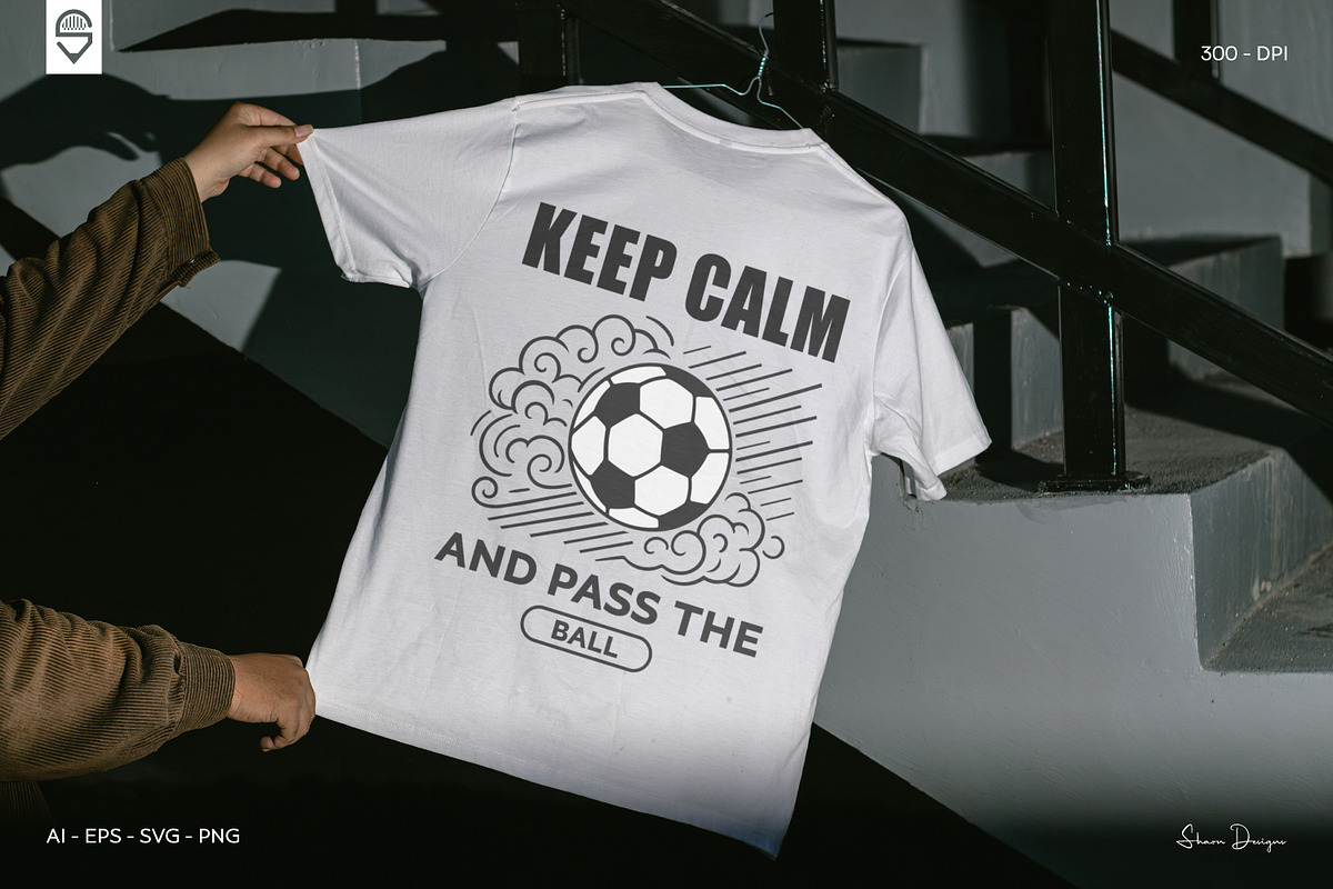 Funny Football Quote T-Shirt Design, a Sport Illustration by shaondesigns (Photo 4 of 6)