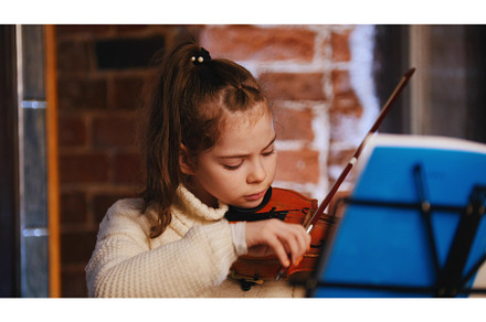 A little concentrated girl in white, an Arts & Entertainment Photo by Barcelona_dreams