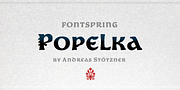 Popelka, a Serif Font by Andreas Stötzner (Thumbnail 7 of 11)