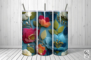 3D Colorful Beaded Felt Flower Paper, a Pattern Graphic by Creative Store (Thumbnail 2 of 4)