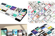 ALL 3D iPHONE MOCK-UP BUNDLE VOL-I0, an iPhone Mockup by Graphicsworld125 (Thumbnail 6 of 19)