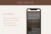 Luxury Showit Instagram Link in Bio, a Landing Page Template by Wonderlik Webdesign (Thumbnail 2 of 6)