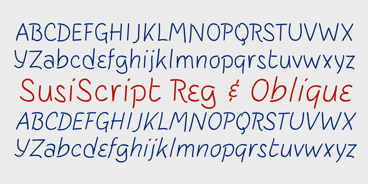 SusiScript, a Handwritten Font by Ingrimayne Type (Photo 6 of 9)