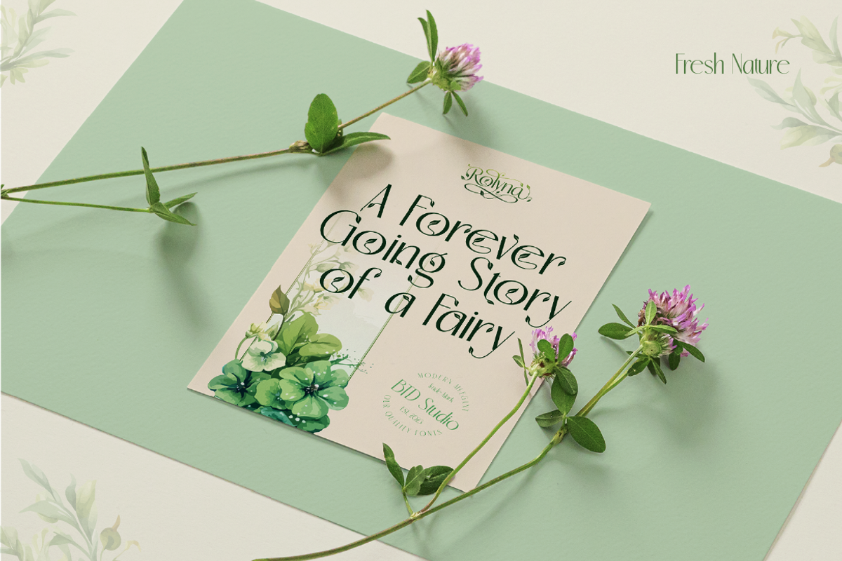 Rolyna, a Sans Serif Font by Burntilldead (Photo 6 of 12)