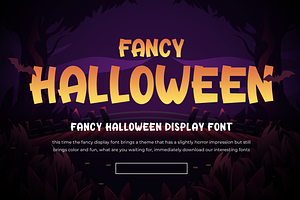 Fancy Halloween Display Font, a Handwritten Font by RT Studio