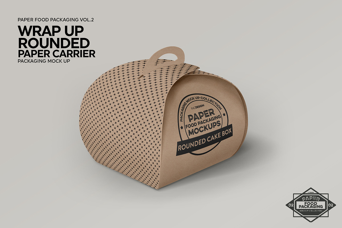 WrapUp Cake Carrier Packaging Mockup, a Cups & Container Mockup by INCDesign (Photo 5 of 6)