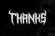 Braver Grave - Death Metal Font, a Blackletter Font by Multype Studio (Thumbnail 6 of 6)