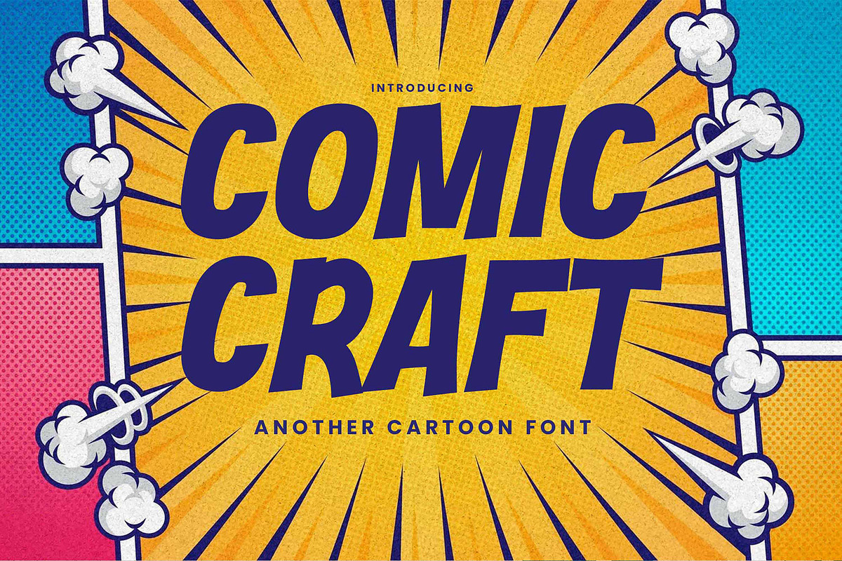 Comic Craft – Another Cartoon Font, a Sans Serif Font by Gassstype (Photo 1 of 8)