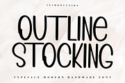Outline Stocking, a Serif Font by FreshTypeINK (Thumbnail 1 of 7)