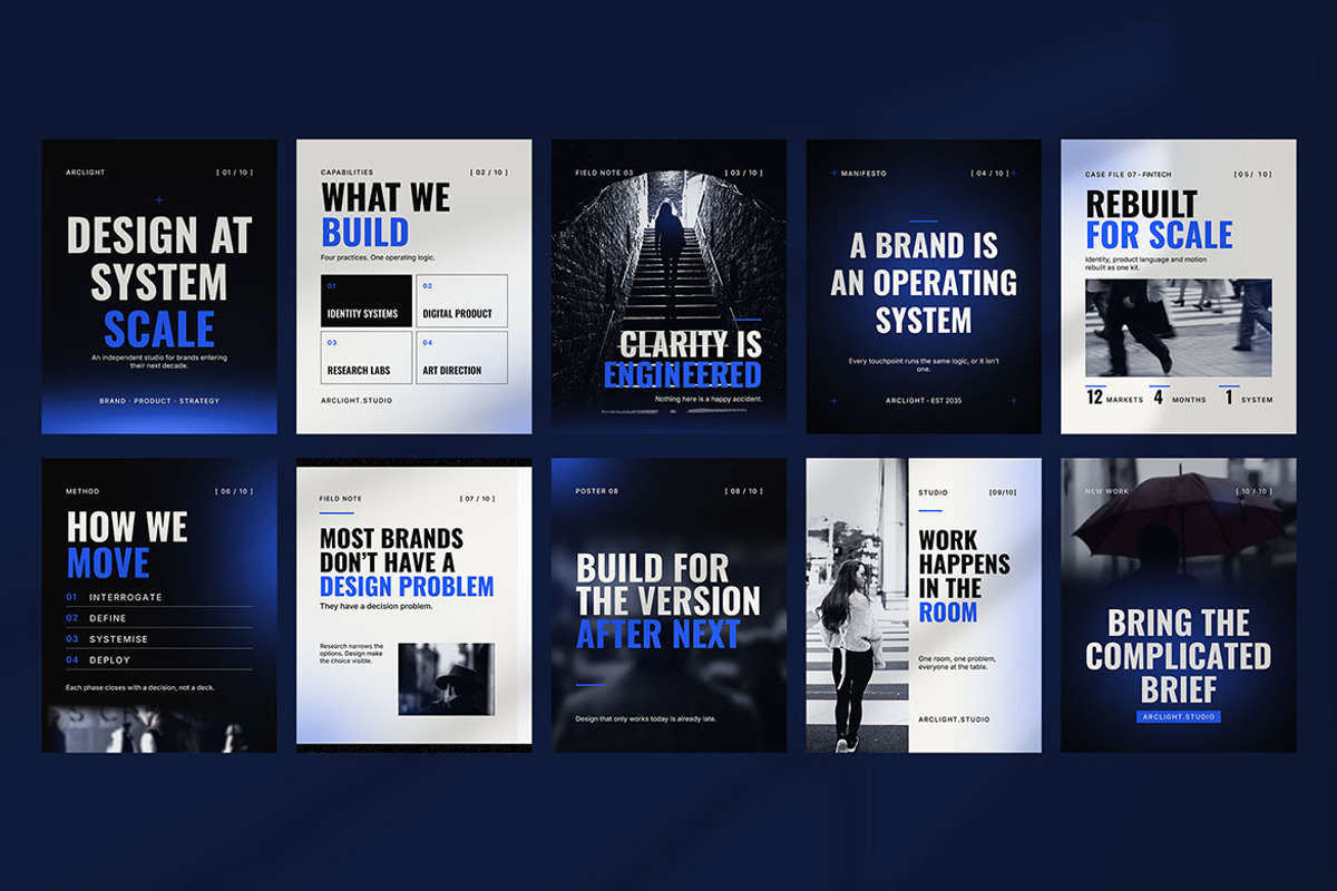 Creative Agency Instagram Set, a Social Media Template by Pitchlook.Studio (Photo 2 of 3)