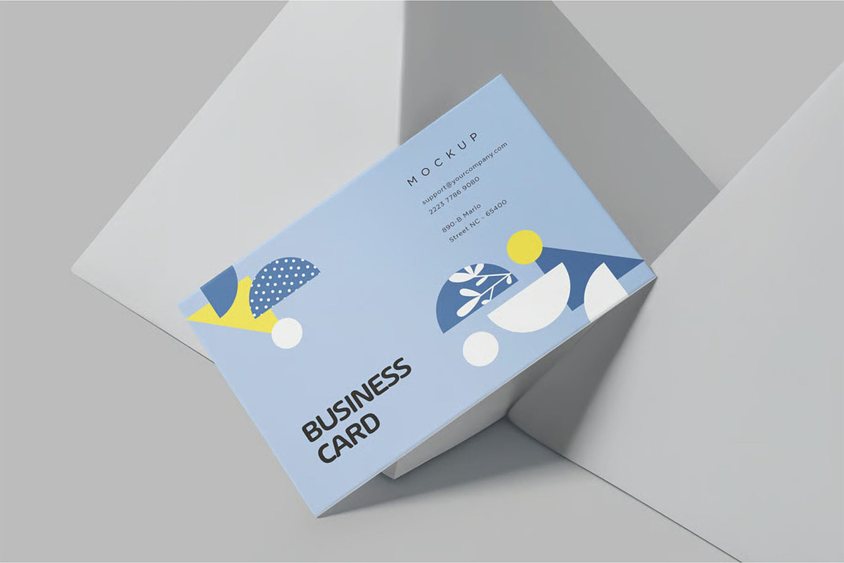 Europe Size Business Card Mockups, an Advertising Mockup by megostudi0 (Photo 6 of 6)