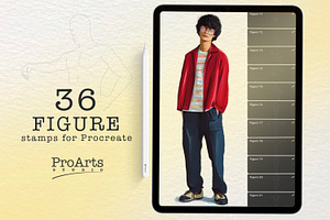 Procreate Figure Guide Stamps