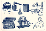 Vintage Science Illustrations, a Technology Illustration by Mr Vintage (Thumbnail 3 of 11)